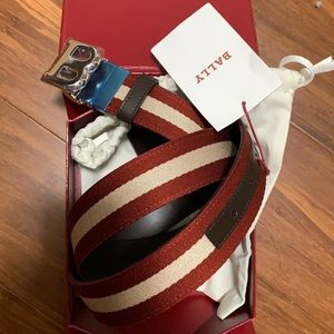 Bally Men’s abiding Stried Belt